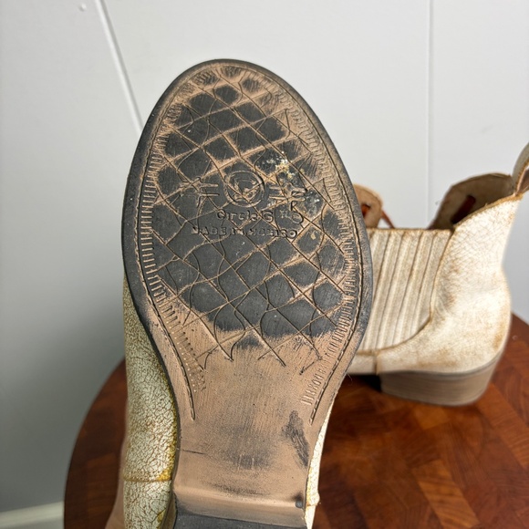 Circle G Distressed Leather Booties Women's Size 8.5 - Picture 7 of 7